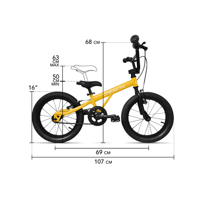 bicicleta con medidas